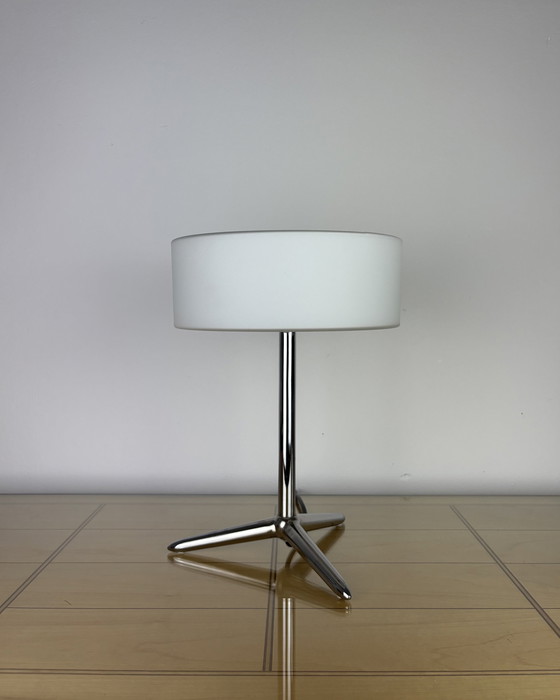 Image 1 of Minimalist Tripod Table Lamp, Desktop Lamp, Netherlands, Mid-Century, Space Age, Sputnik, Industrial Design, Rare, 1980s