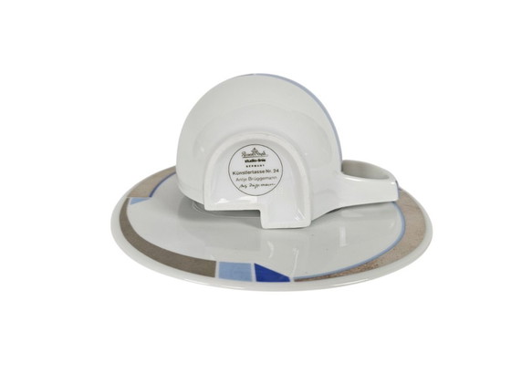 Image 1 of Rosenthal - Studio Line - Memphis style - Antje Bruggemann - Kunstlertasse Nr. 24 - Germany -.