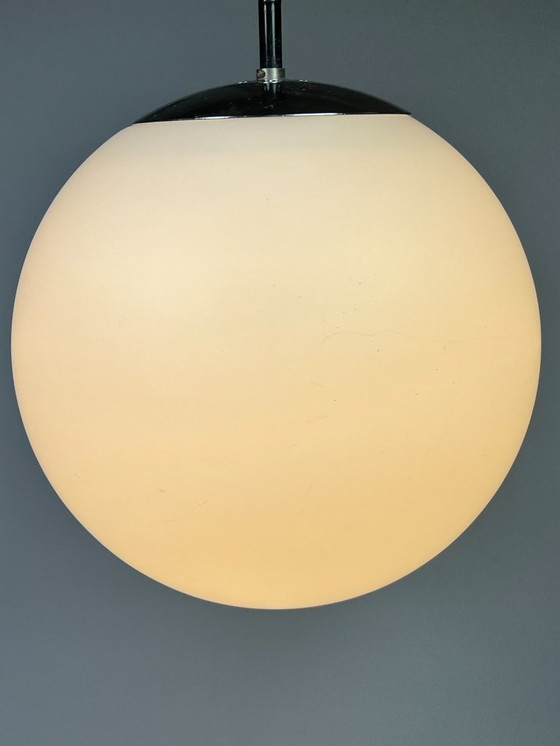 Image 1 of Lampada a sospensione / lampada a sfera Raak d'epoca, B1153 "morning mist"