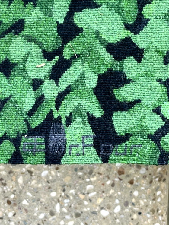 Image 1 of Tapisserie en Laine de GALTIÉ "instant champêtre" épreuve d'artiste n°2/2