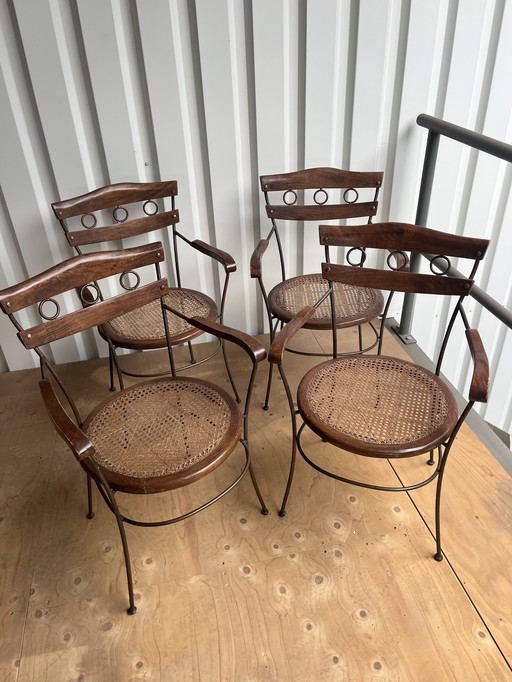 4 x bistro stoeltjes