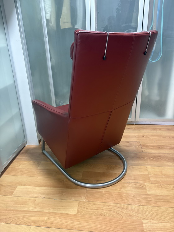 Image 1 of Fauteul – Montis – Madonna – Gerard van den Berg – Rood Leer