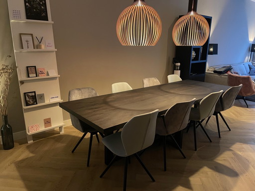 Table rectangulaire 280x100x74x4 Table Du Sud