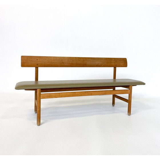 Image 1 of Vintage Mogensen bench by Borge Mogensen, Denmark 1956