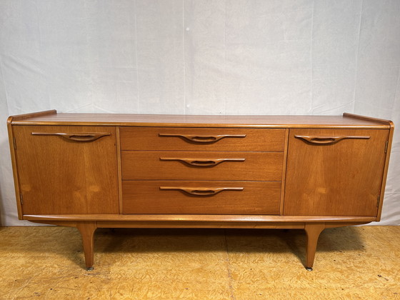 Image 1 of Mid-Century Retro Vintage Teak Sideboard by Jentique – 1960s Stylish Storage