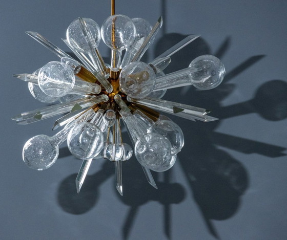 Image 1 of Kroonluchter EXPLOSE, René Roubíček, jaren 60-70, Tsjechoslowakije