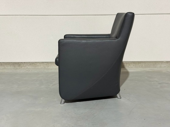 Poltrona Leolux Dolcinea - pelle grigia - come nuova, Poltrone, Metallo, Grigio, Modern (foto 4 di 8)