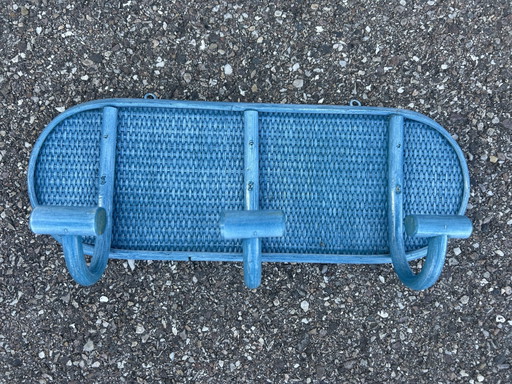 Appendiabiti da parete in rattan