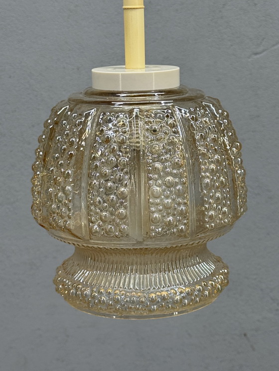 Image 1 of Atmospheric Vintage Ceiling Lamp With Bubble Glass