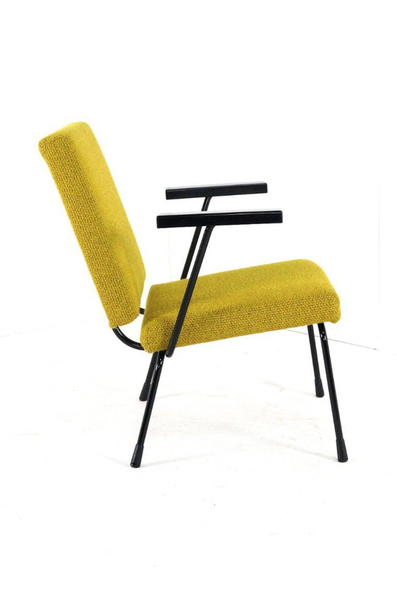Image 1 of W.H. Fauteuil Rietveld pour Gispen, tapissé vintage