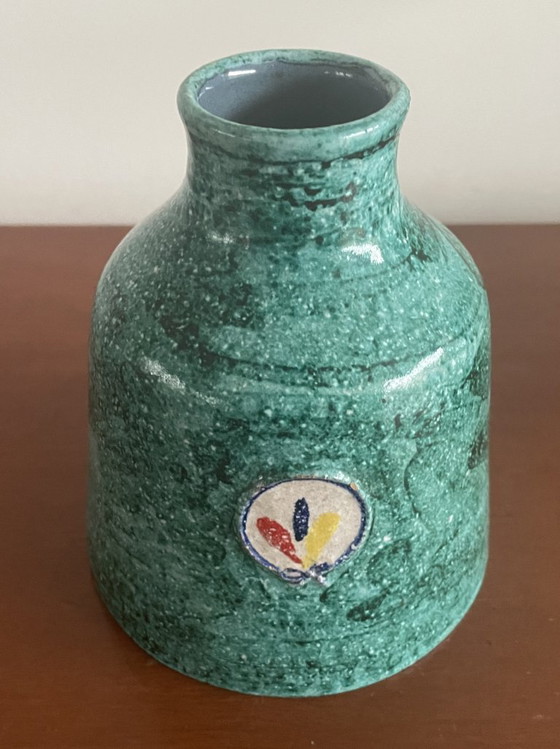 Image 1 of Guido Gambone pour de Bijenkorf - Vase vintage en céramique modèle 14/478