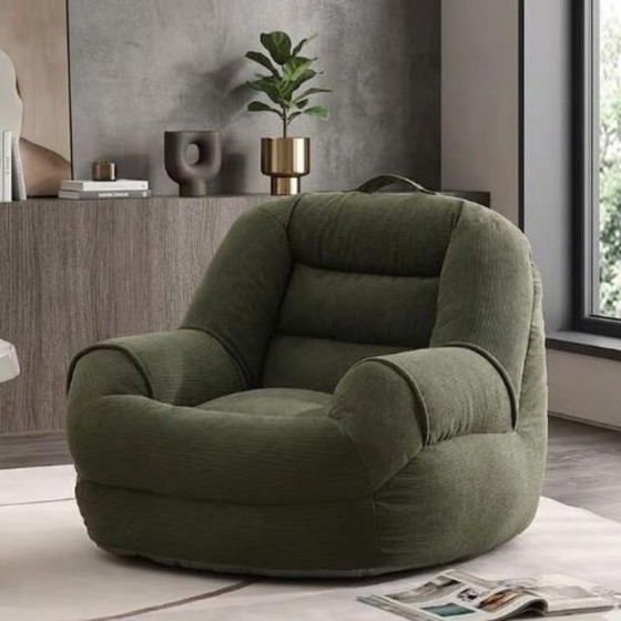 Image 1 of Sofá cama perezoso, sillón de suelo, tatami, tumbona, cojín nido para balcón, dormitorio, sala de estar, apartamento pequeño.