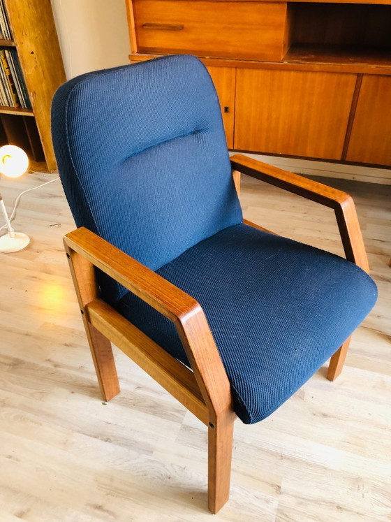 Image 1 of Midcentury fauteuils teak Deens design vergaderstoelen - 6 stuks