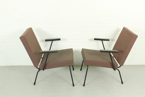 Image 1 of Juego de 2 sillones 1407 de Wim Rietveld para Gispen