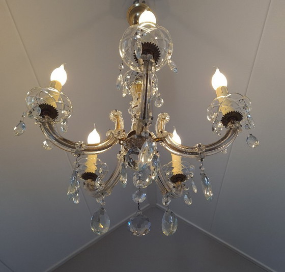 Image 1 of Lampadario di cristallo Maria Teresa a 5 bracci