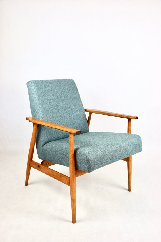 Image 1 of Poltrona vintage Blue Fox, anni '70