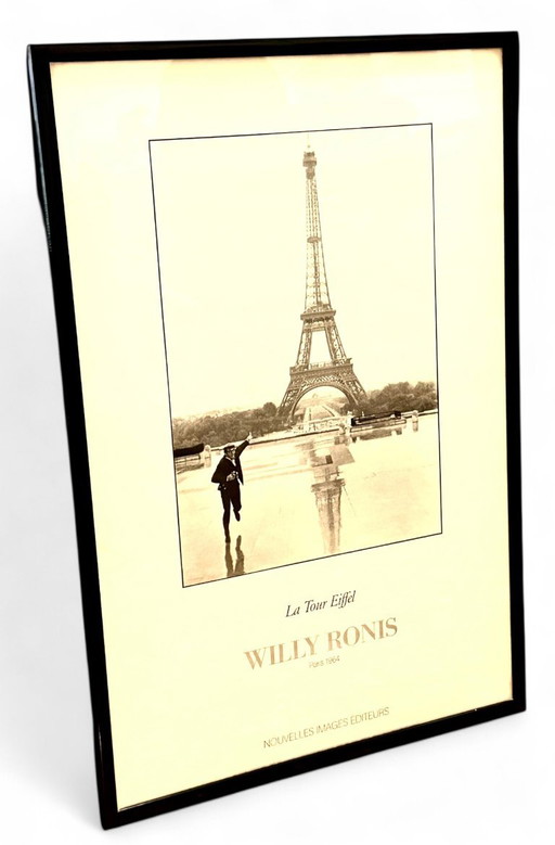 Willy Ronis, The Eiffel Tower, Paris 1964, Photographic Poster – wanddecoratie, Paper