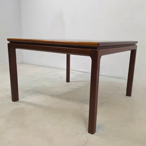 Aksel Kjersgaard Tavolino da caffè danese in teak e vetro fumé, anni '60 – salontafels, Wood (photo 2 of 5)