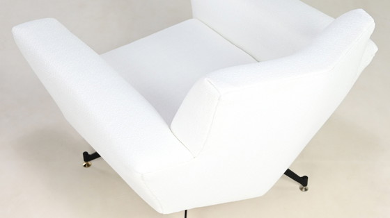 Image 1 of Studio Tecnico A.P.A, pair of armchairs model M530 for Lenzi. Italy, C.1950