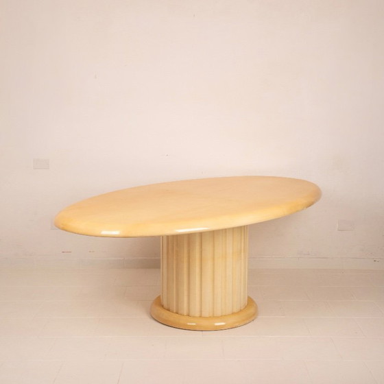 Image 1 of Raro Tavolo in pergamena di Aldo Tura per Tura Milano 1960