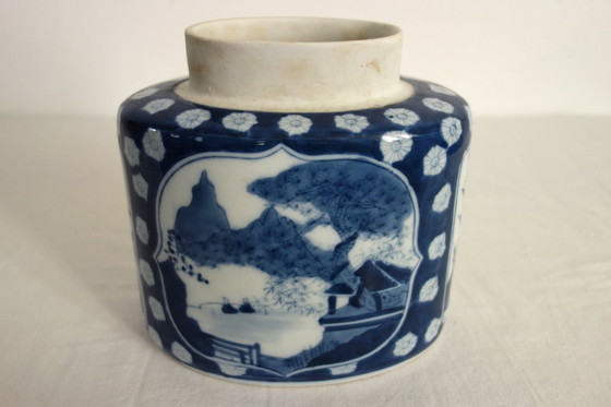 Image 1 of Gran caja de té de inspiración asiática de los años 60