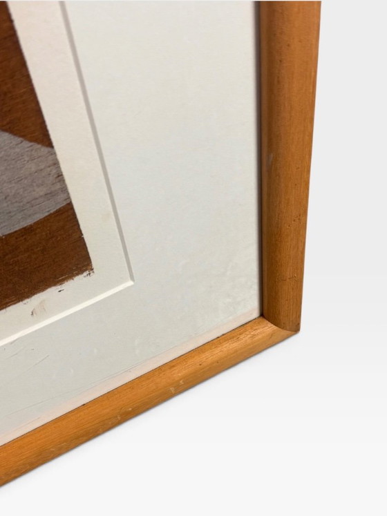 Vincent van Ojen - Woodcut - Framed – Lithographs & prints, Paper (photo 4 of 9)