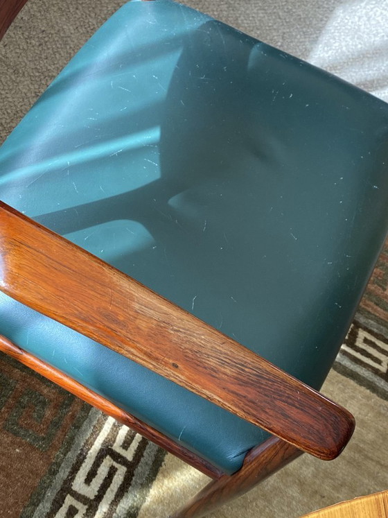 Image 1 of Danish Vintage design dining table + 6 chairs