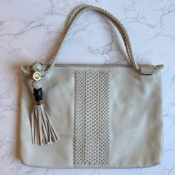 Gucci borsa tote in pelle beige fatta a mano – Borse tote, Bambù (photo 5 of 20)