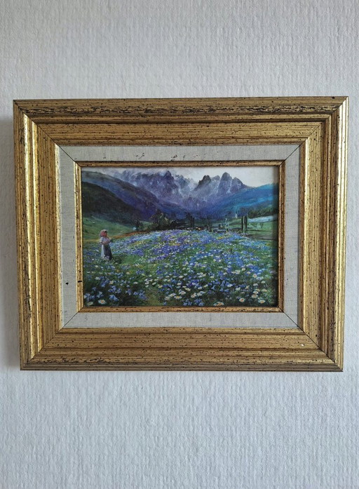 Gentiana – schilderijen tekeningen, Canvas (photo 2 of 5)