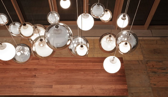 Image 1 of LARGE “SCONFINE SFERA” PENDANT BY MATTEO THUN FOR ZUMTOBEL