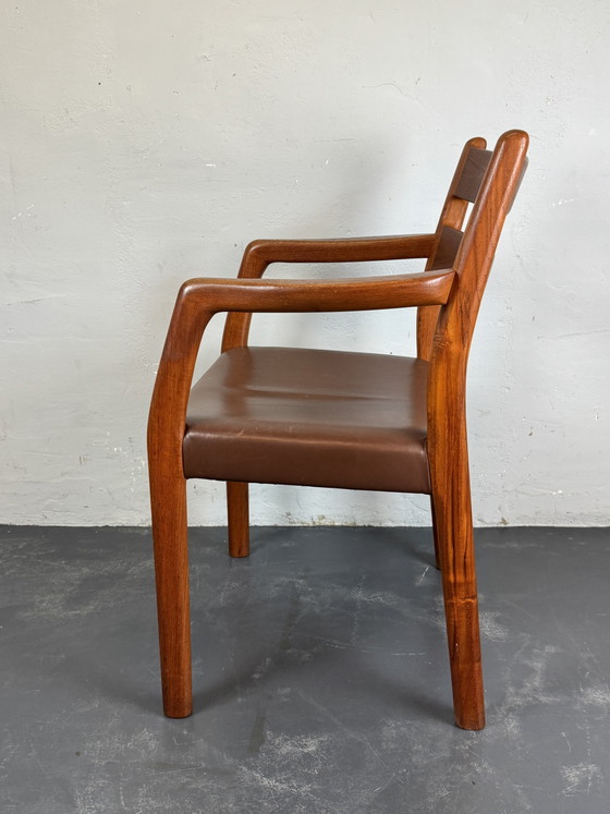 Image 1 of Teakhouten fauteuil van Erik Kirkegaard voor Glustrup 1960