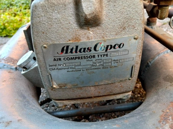 Atlas Copco Vintage Compressor Boei-tank, Decoratieve objecten, Metaal, Grijs (foto 5 van 9)