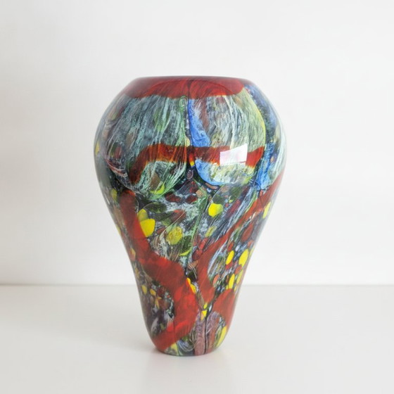 Rare Dino Martens For Aureliano Toso Murano Tutti Frutti Vase - 1950s – Glass, Murano Glass (photo 8 of 18)