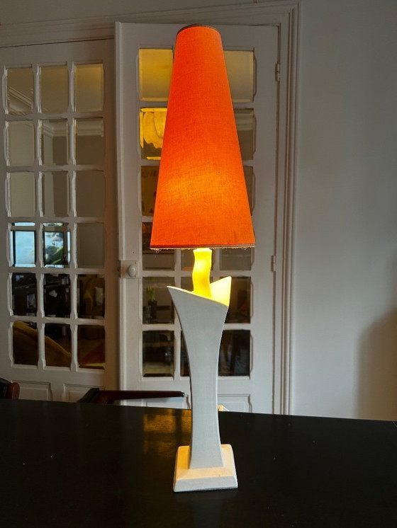 Image 1 of Ceramic lamp by Pierre Casenove, Lunéville, 1980