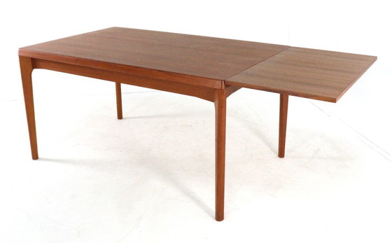 Image 1 of Henning Kjaernulf for Vejle extendable dining table Danish vintage