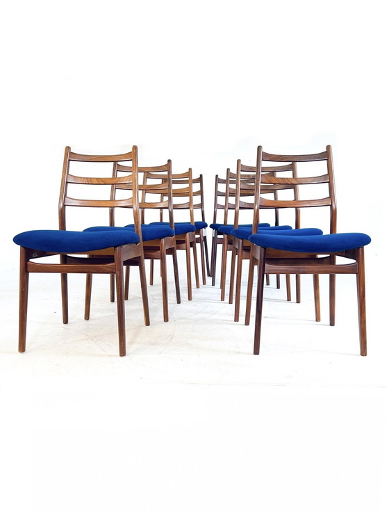 Image 1 of 8x chaise de salle à manger restaurée, Casala '60s
