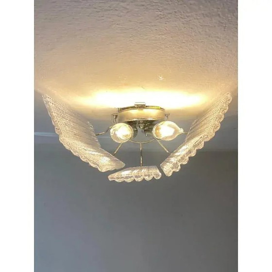 Image 1 of Simoeng “Listelli” Murano glazen wandlamp met diamantvormige strepen