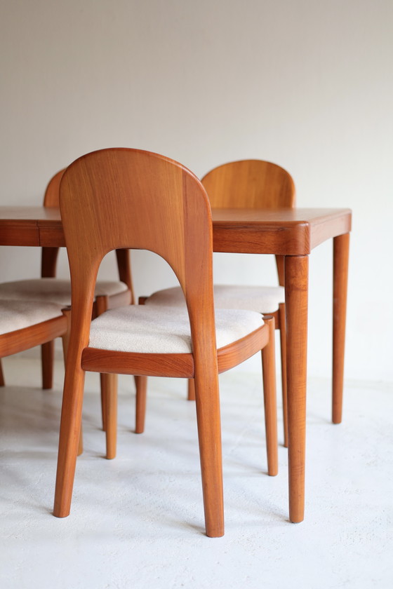 Image 1 of Set of 6 dining chairs model Morten, Niels Koefoed, 1960s