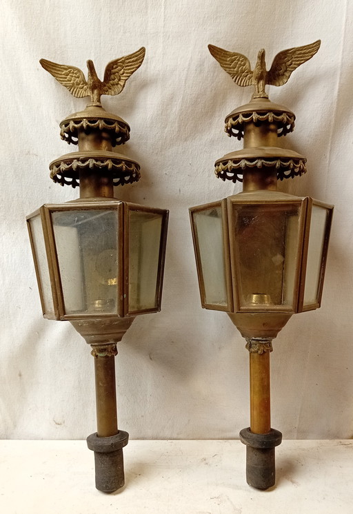 Carriage Eagle Lamps