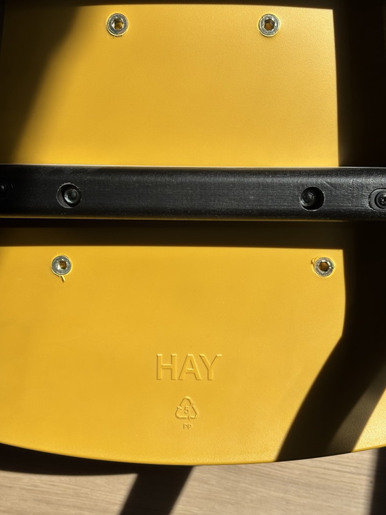 HAY About a Chair AAC22 - Giallo - Set di 4 – Sedie da pranzo, Plastic, Wood (photo 6 of 9)