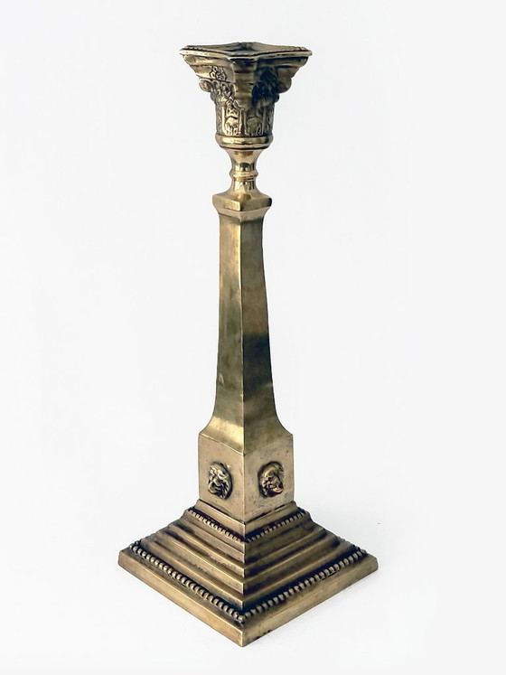 Victorian Style Candlestick Set – Candle holders, Brass, Metal (photo 7 of 11)