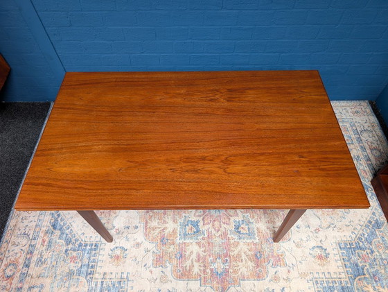 Image 1 of Vintage Extendable Dining Table, Vejle Stolefabrik, Danish Design From The Sixties