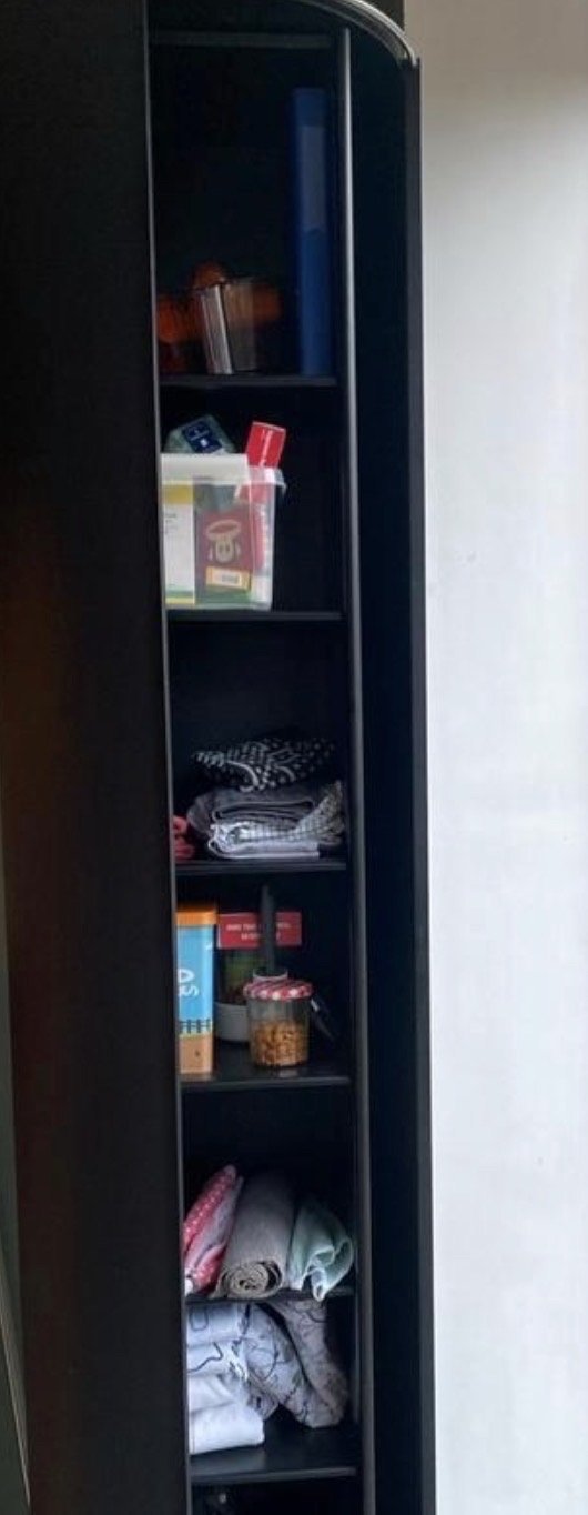 Image 1 of Hans Eichenberger WOGG Amor metal cylinder cabinet