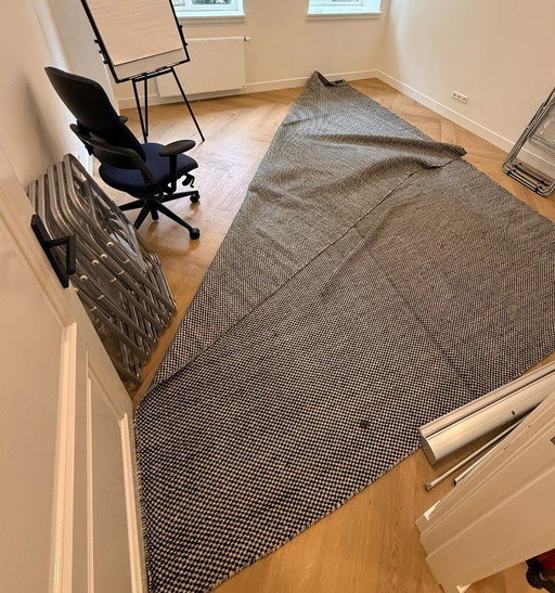 Tapis Kelim Moiré HAY 300x400, laine tissée à la main, marqué – vloerkleden en tapijten, Wool