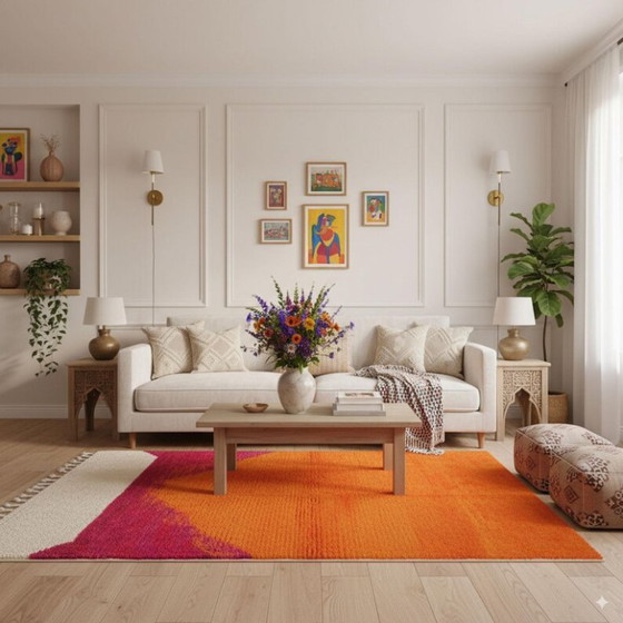 Image 1 of Prächtiger marokkanischer handgeknüpfter Teppich, 250 cm x 150 cm