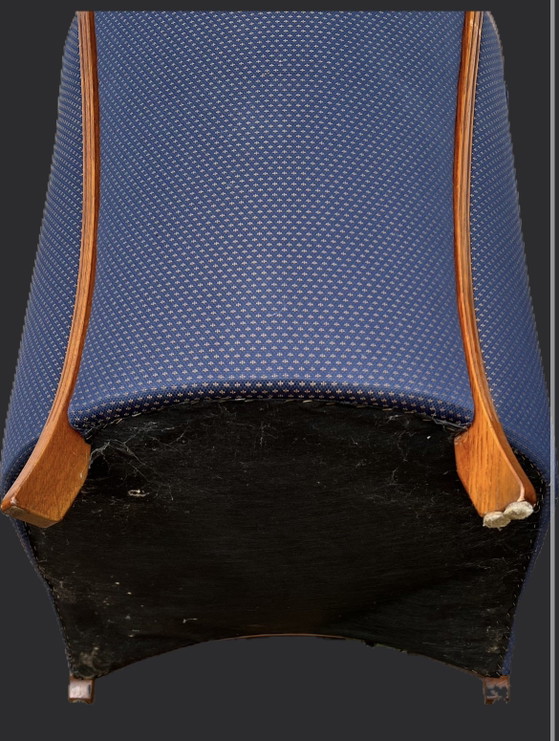 Image 1 of Kersenhout jugendstil fauteuil