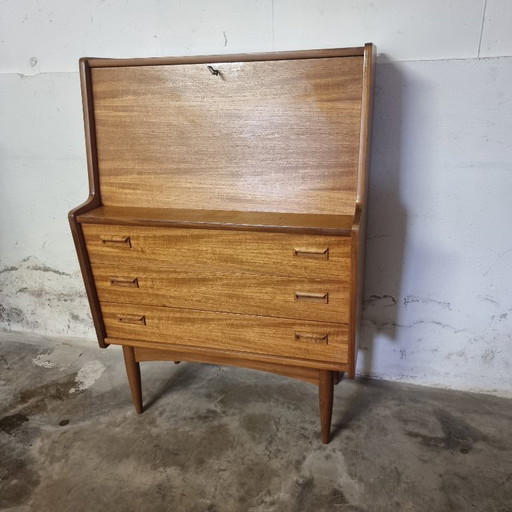 Vintage Sekretär Schrank aus den 1960er Jahren von Creafort, Niederlande- Mid Century