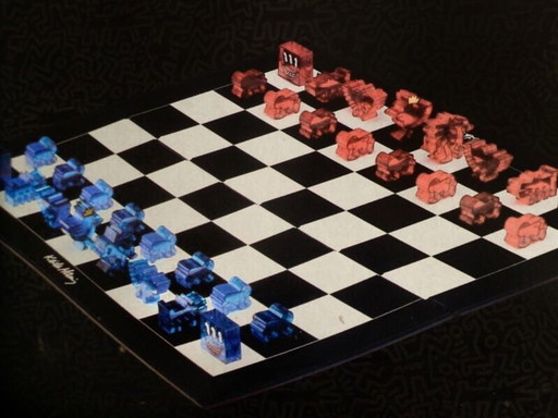 Keith Haring chess game (Series 1)