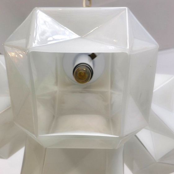 Image 1 of Oggetti lampada scultorea geometrica Murano anni '70 space age