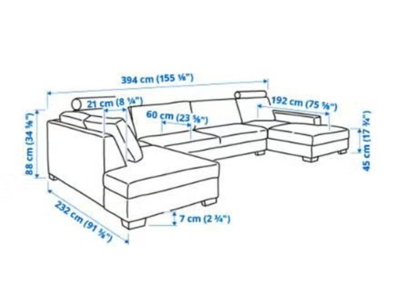 Image 1 of Schönes großes 5-Sitzer-Sofa (wegen Umzug zu verkaufen)
